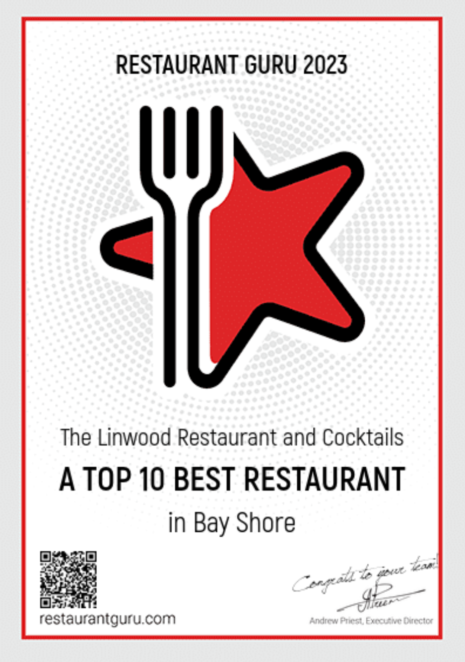 Restaurant Guru 2023, Linwood Top 10 Best Restaurant in Bay Shore